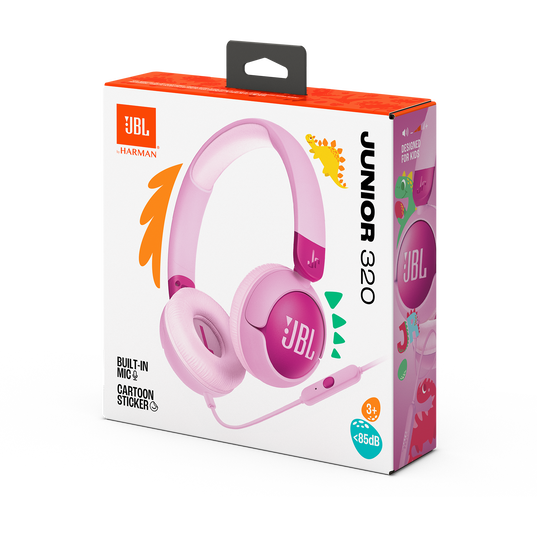 JBL Junior 320 - Purple - Wired on-ear kids headphones - Detailshot 15